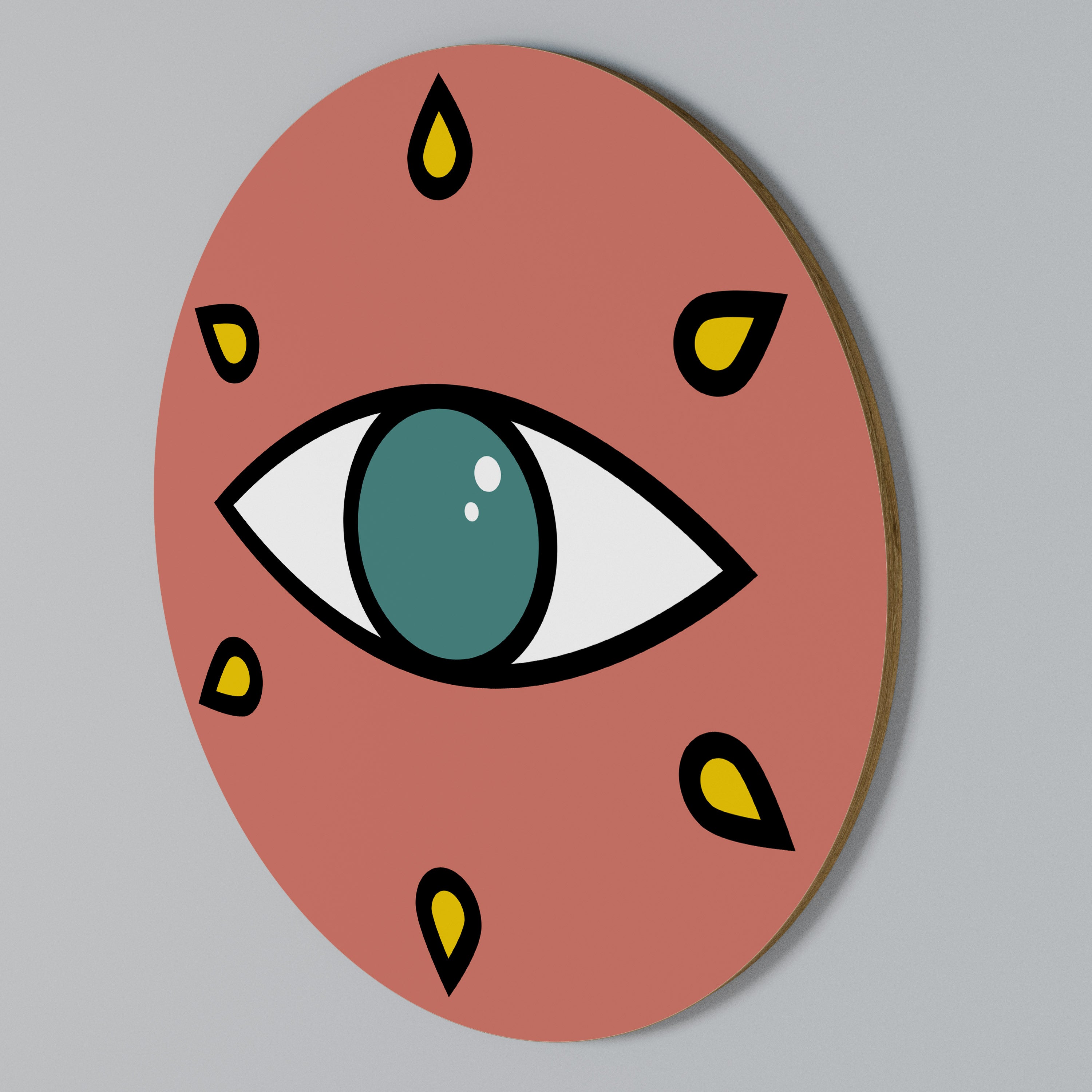 SEE EVERYTHING Round Wall Art