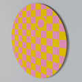 OPTIMISTIC WORLD Round Wall Art