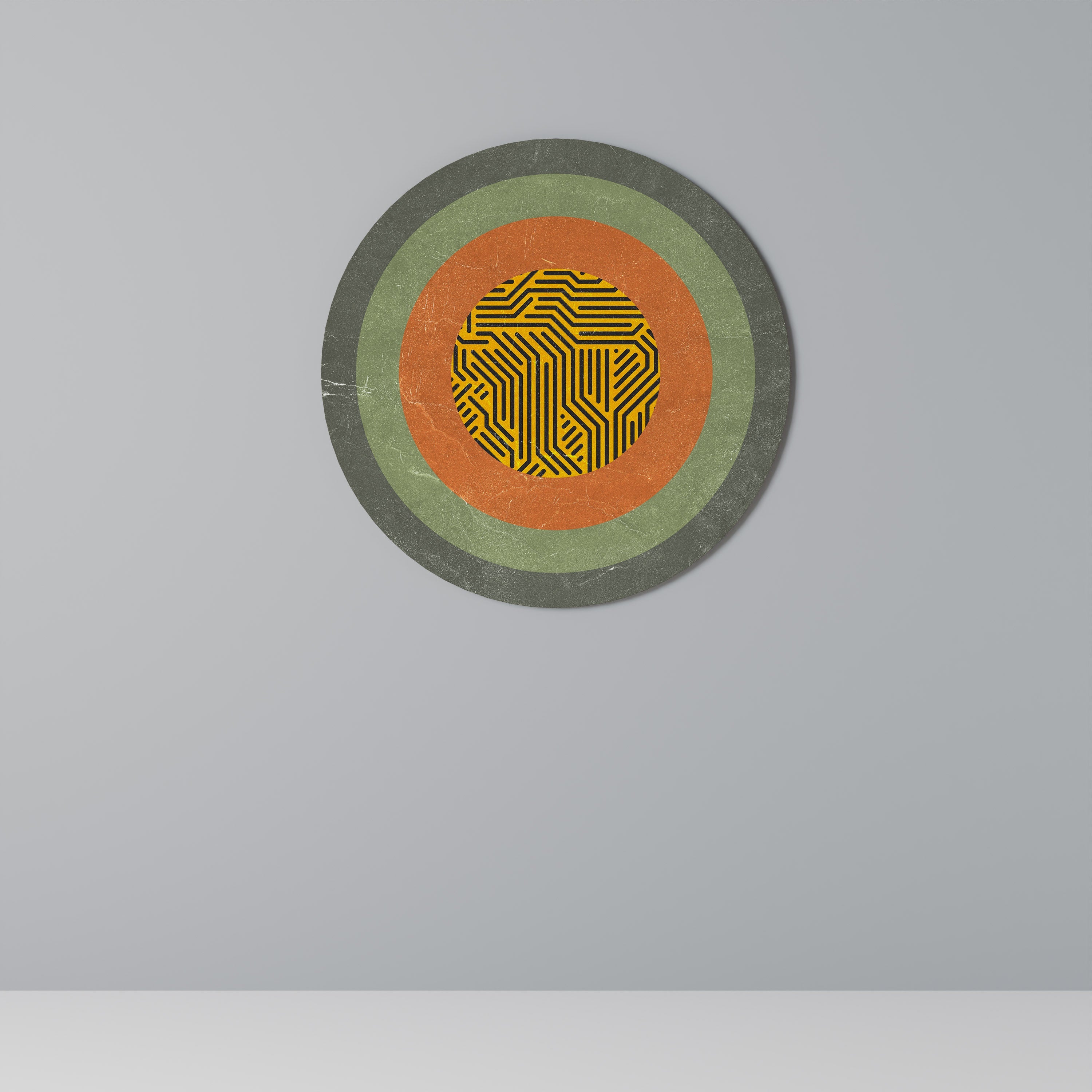 CERCLES MÉLANCOLIQUES Décoration murale ronde