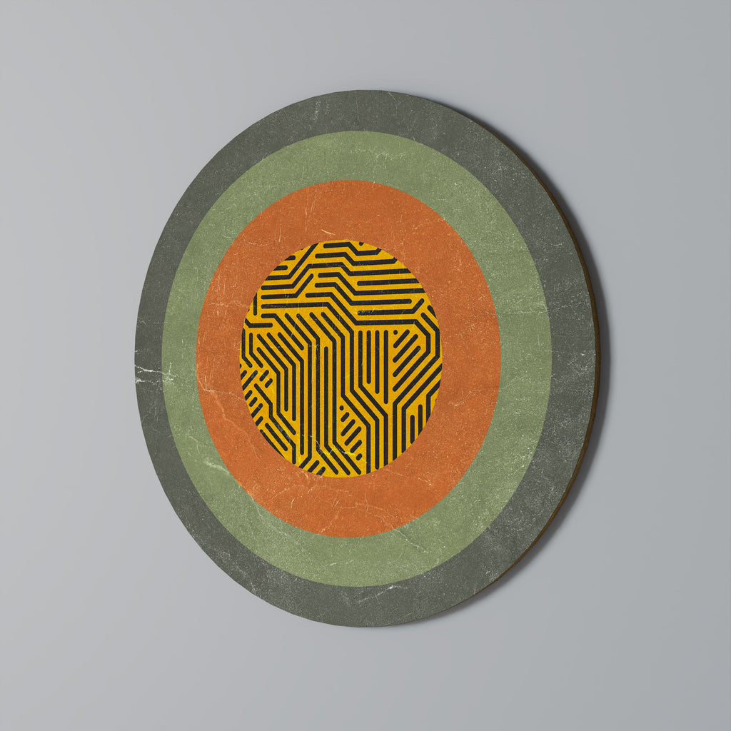 CERCLES MÉLANCOLIQUES Décoration murale ronde