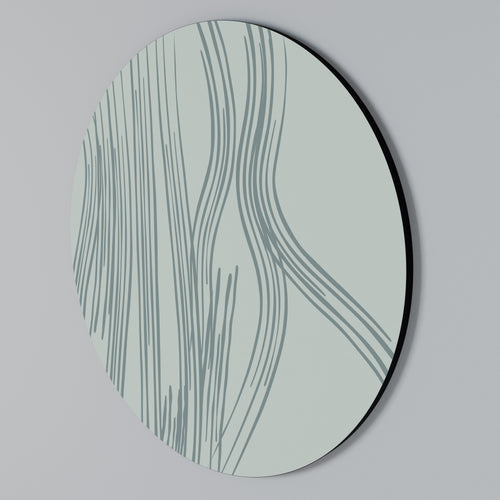 MEMORY TRACES Round Wall Art