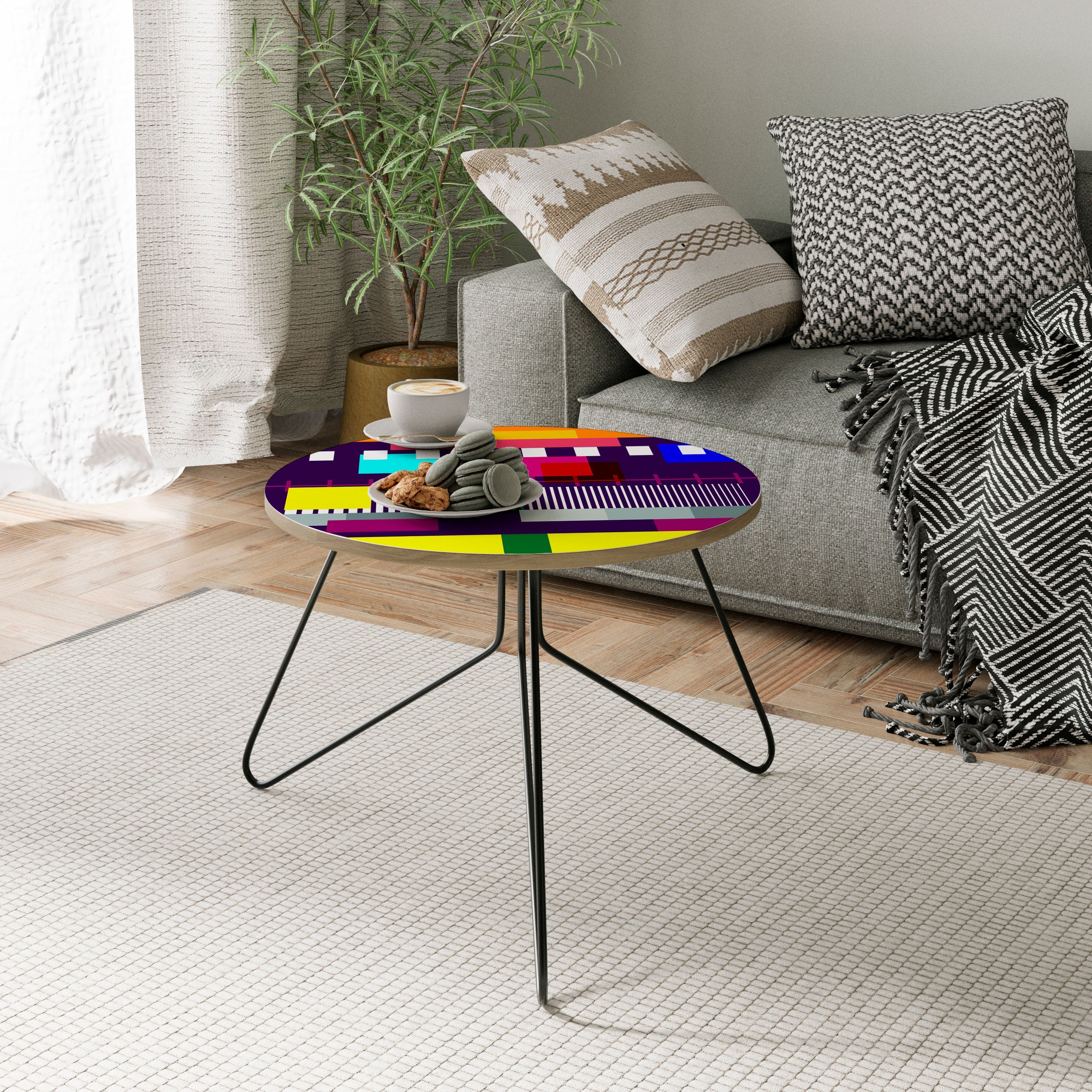 GEOMETRIC MESS Coffee Table 60