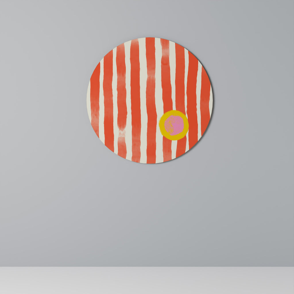 Décoration murale ronde JOYFUL VIBES