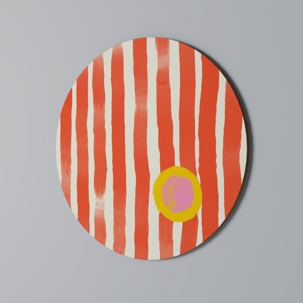 Décoration murale ronde JOYFUL VIBES