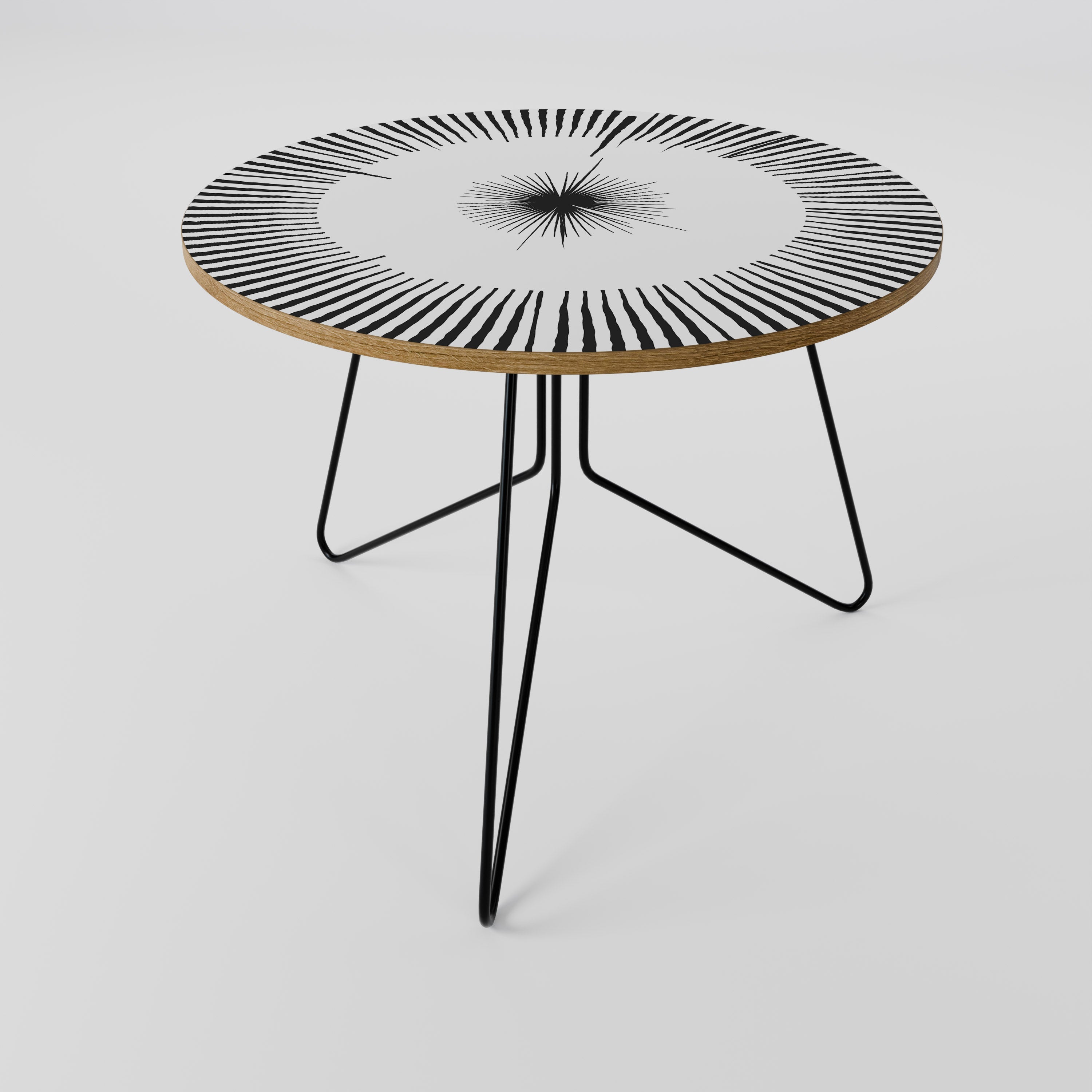 Table basse à radiations explosives 69