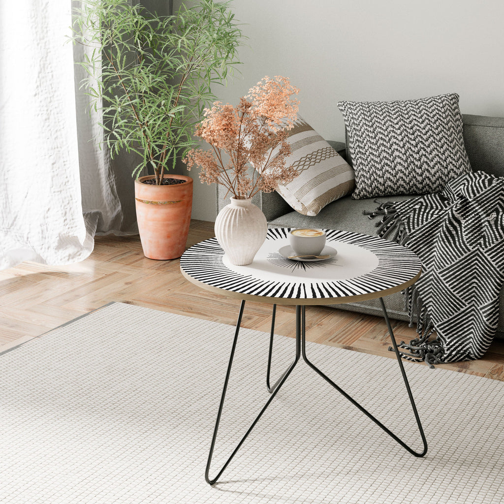 Table basse à radiations explosives 69