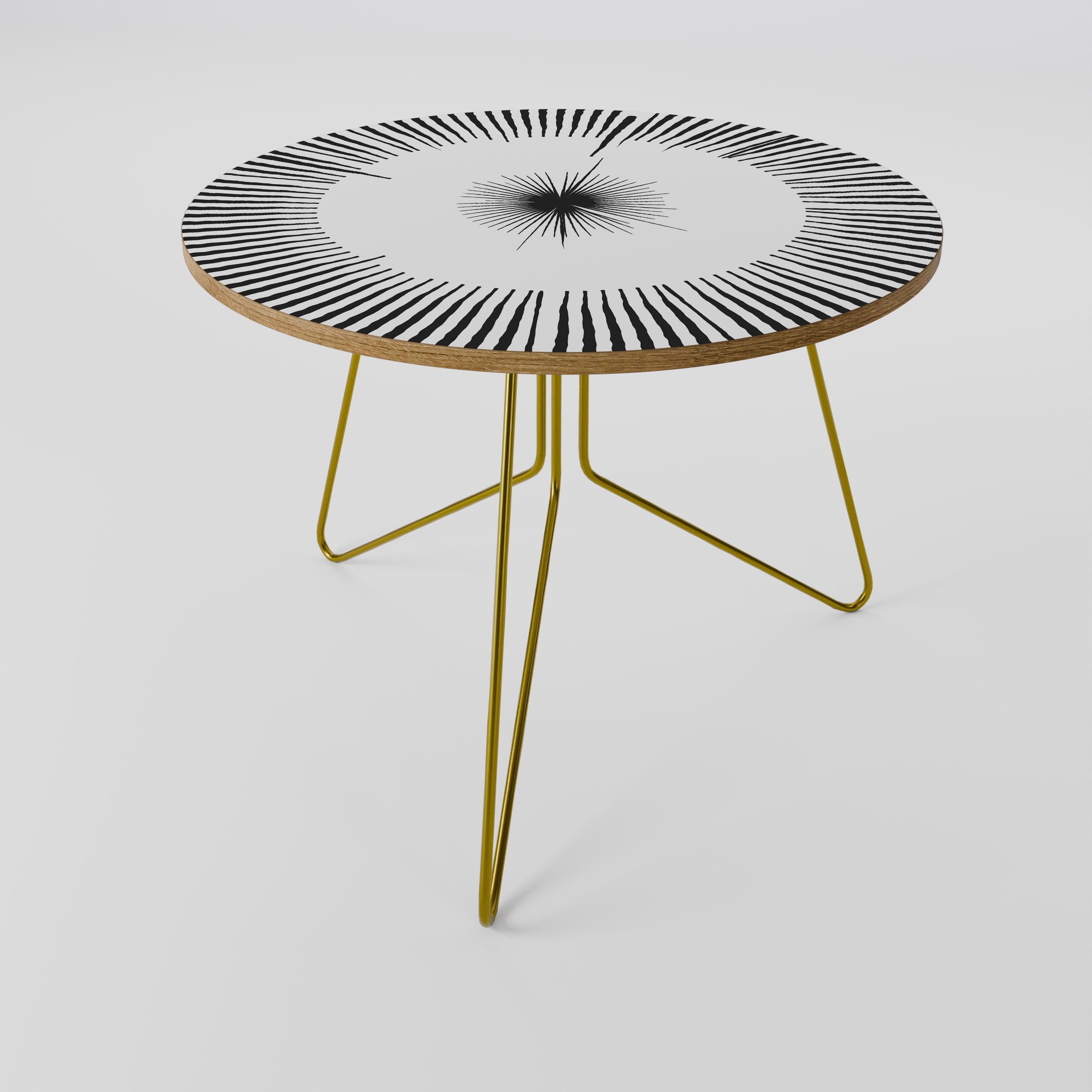 Table basse à radiations explosives 69