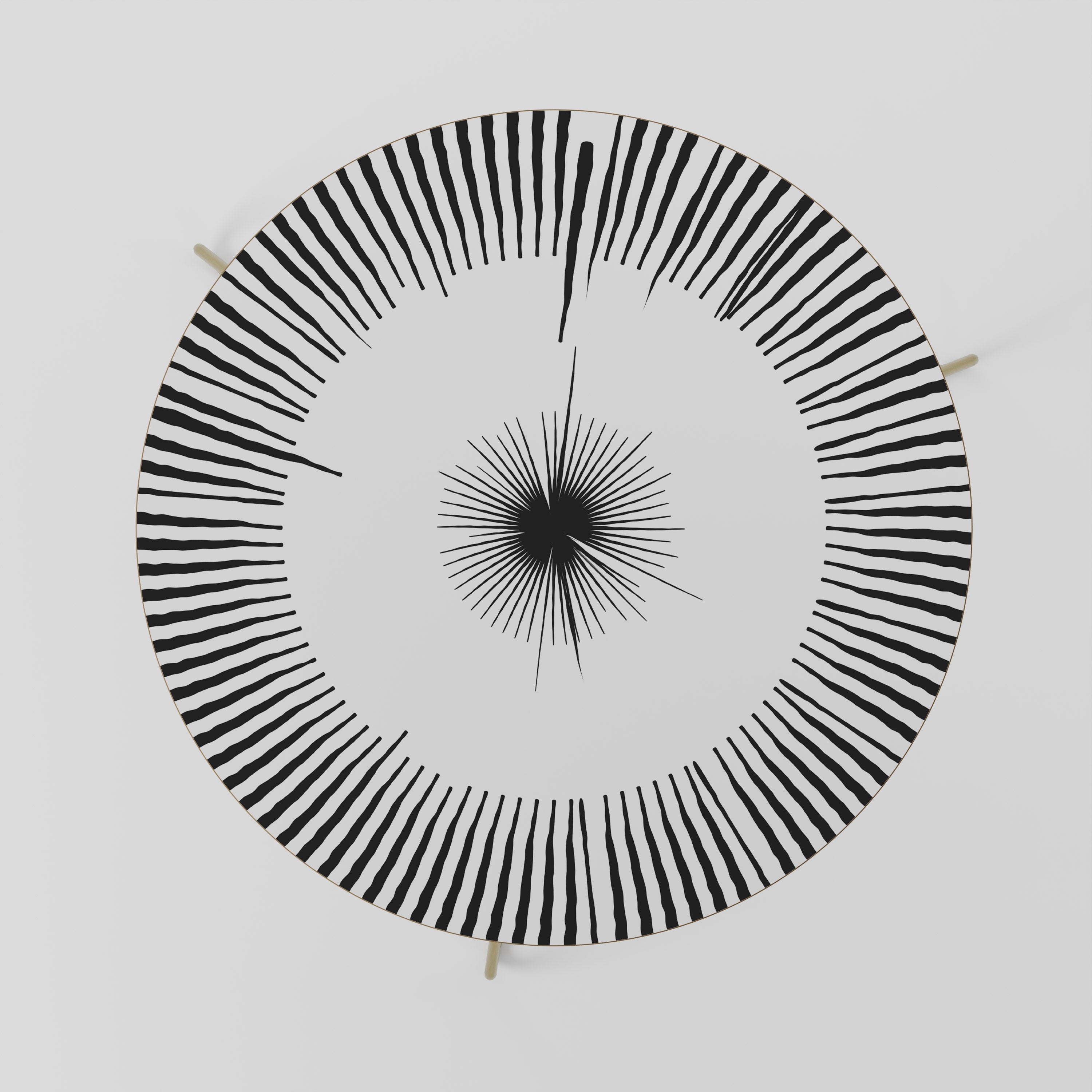 Table basse à radiations explosives 69