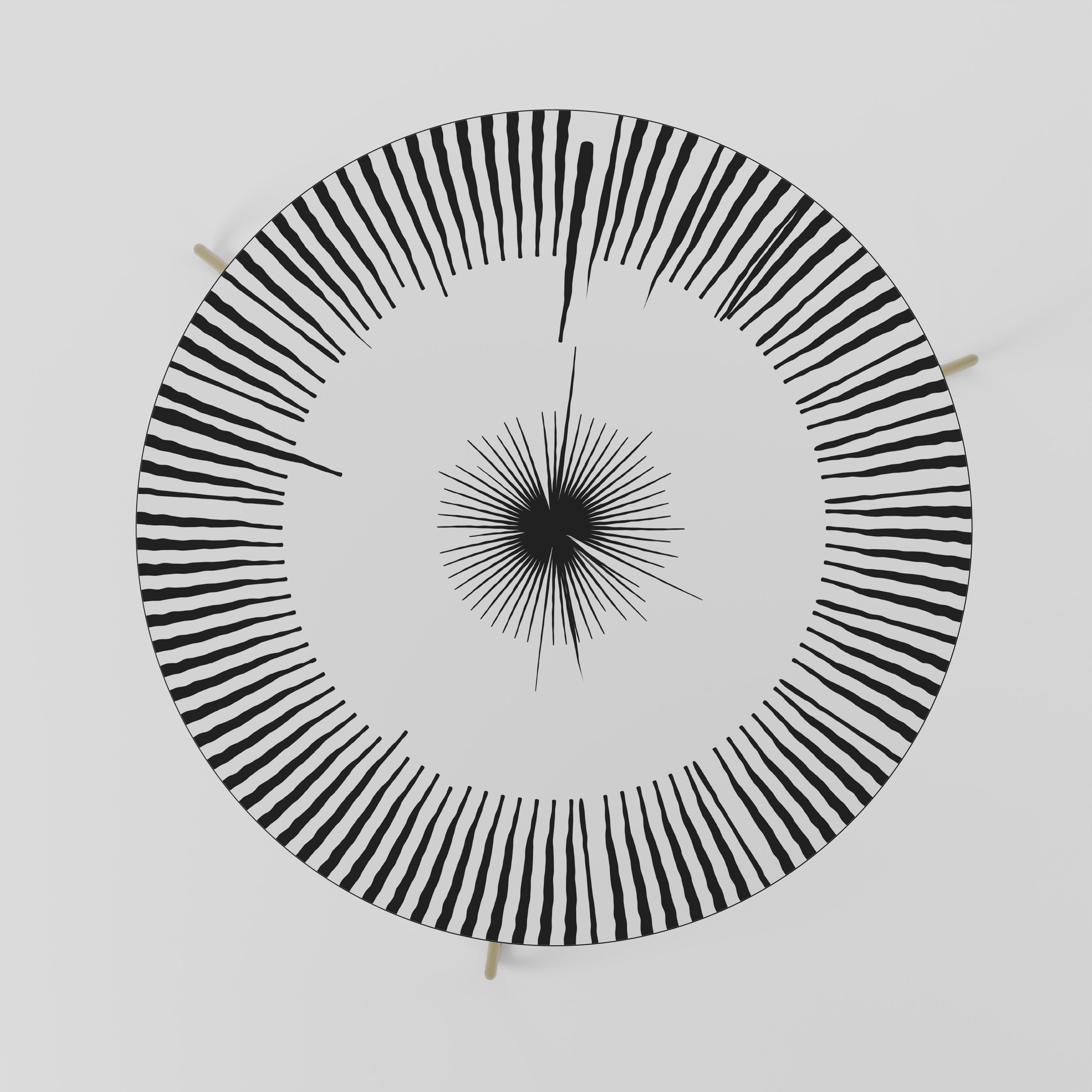 Table basse à radiations explosives 69