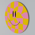 OPTIMISTIC VIBRATIONS Round Wall Art