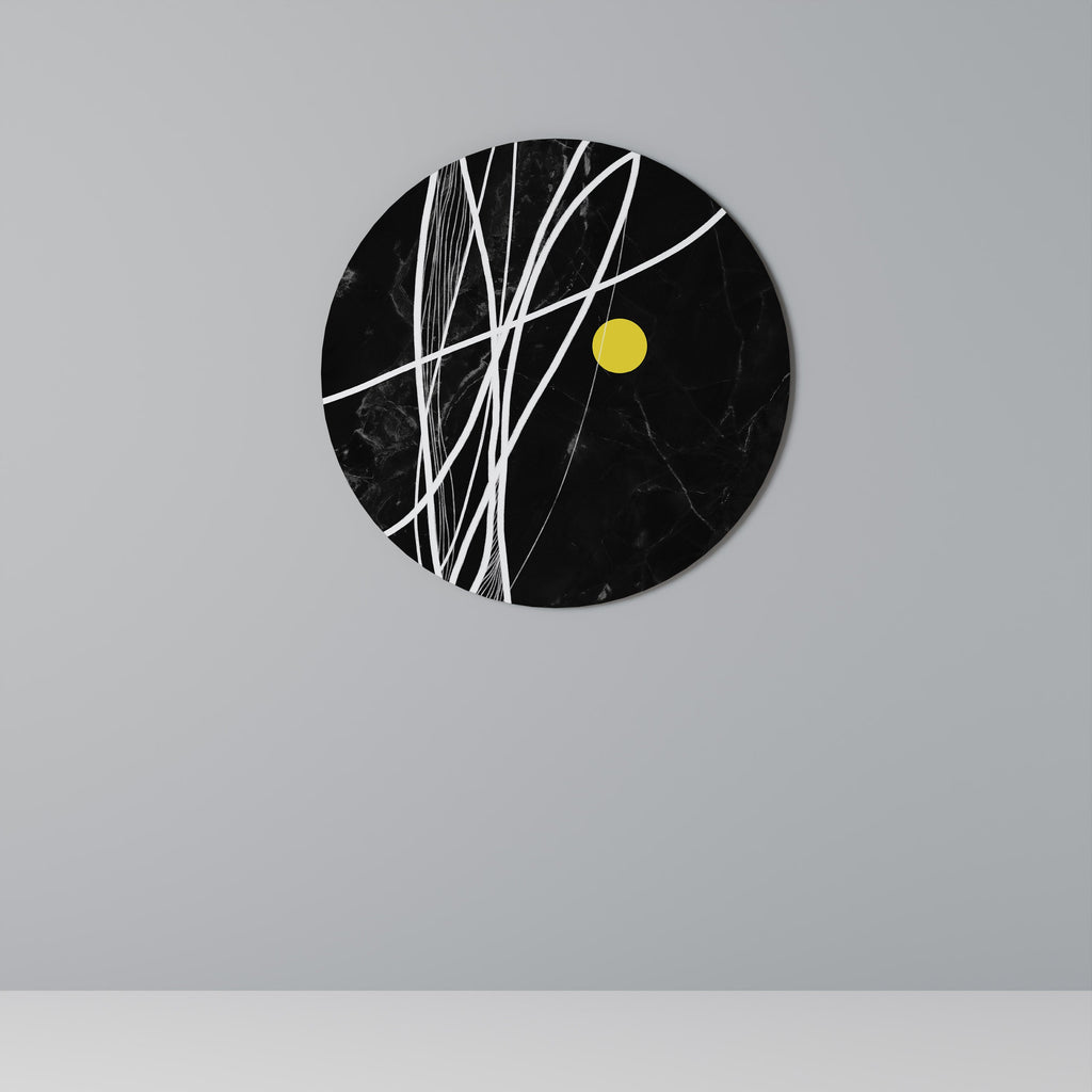 Décoration murale ronde LUMIÈRE DANS L'OBSCURITÉ