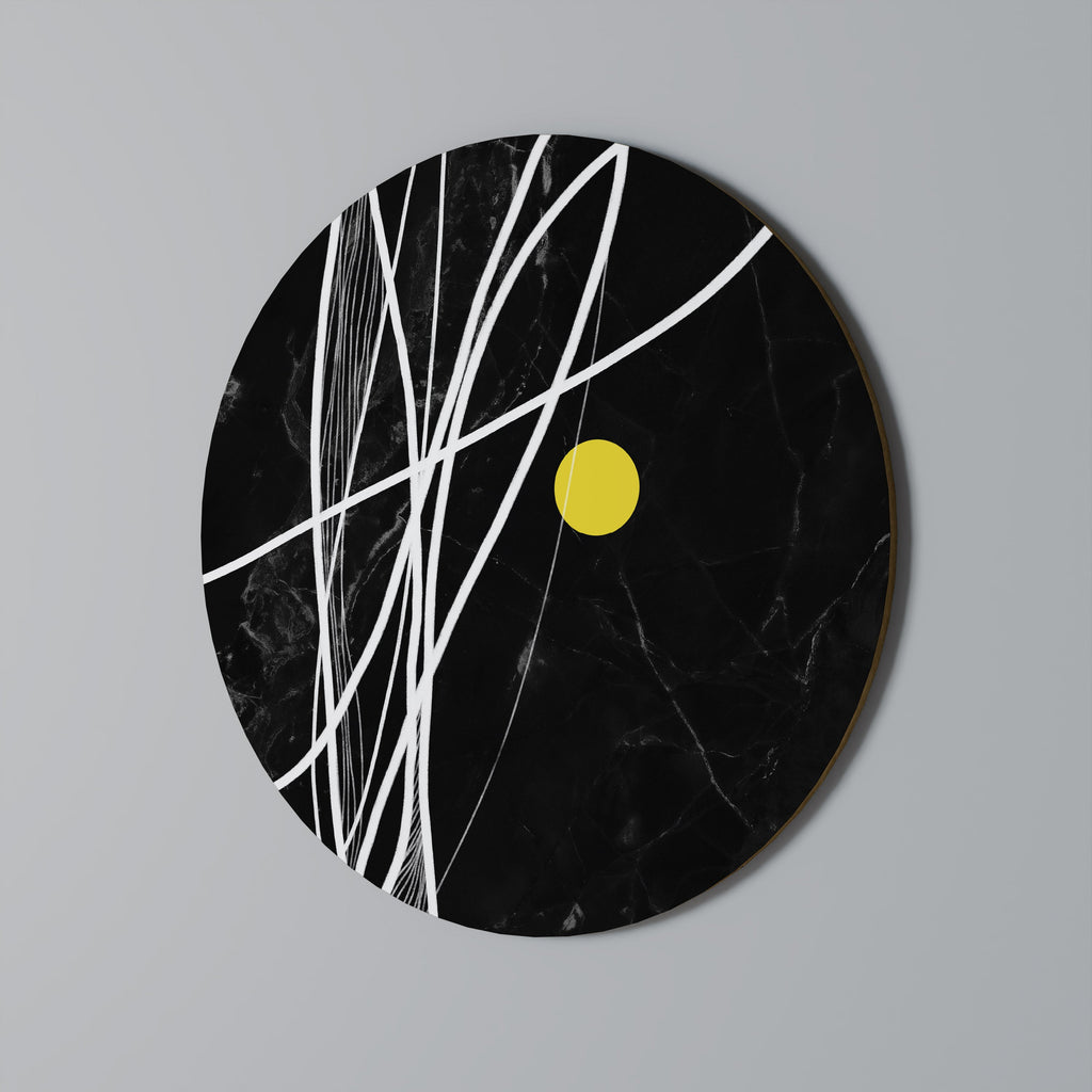 Décoration murale ronde LUMIÈRE DANS L'OBSCURITÉ