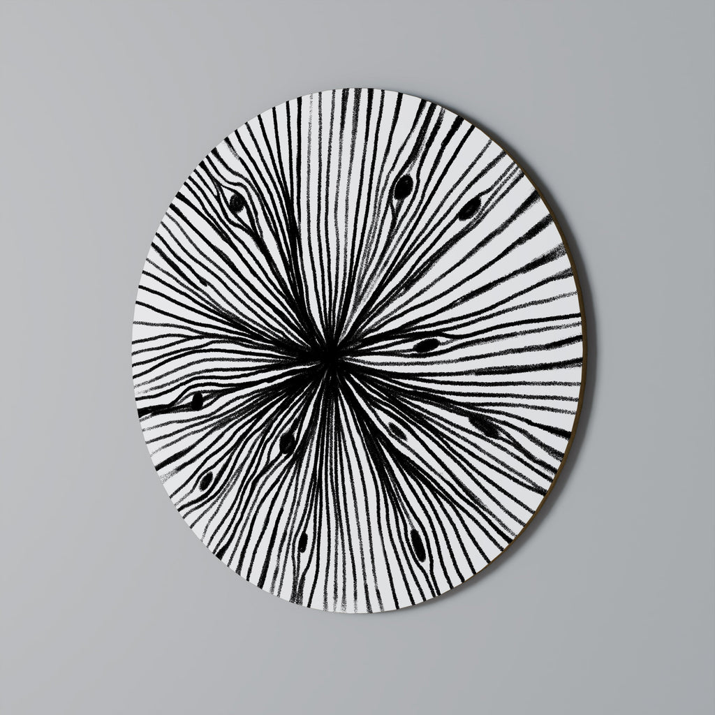 Décoration murale ronde FILAMENTS RADIANTS