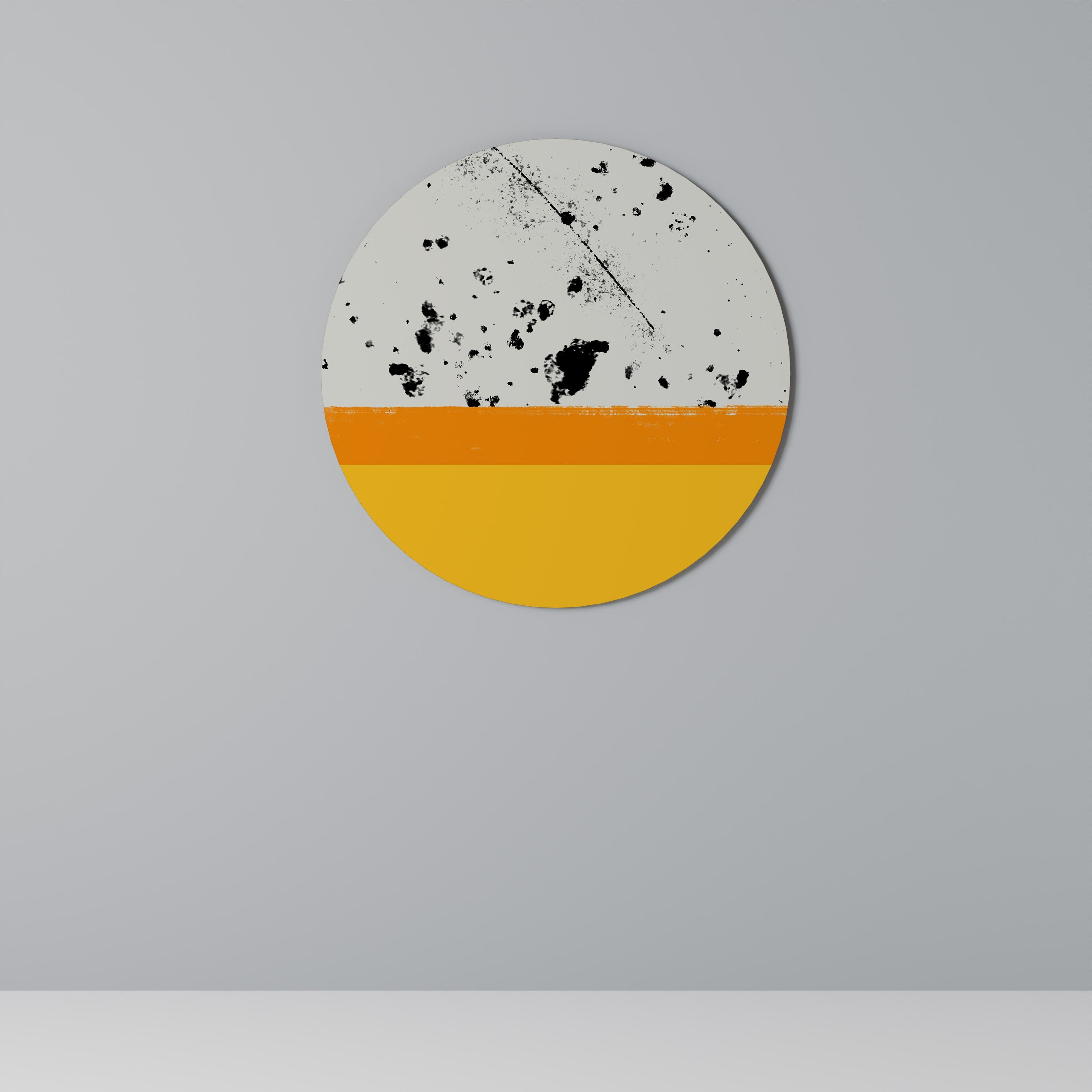 Décoration murale ronde DYED BY ORANGE