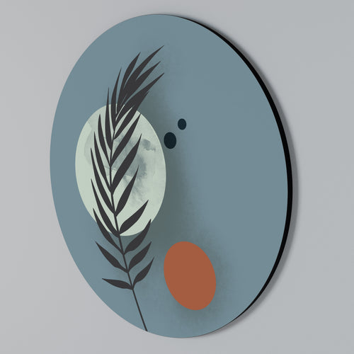 TIME FOR PLANTS Round Wall Art