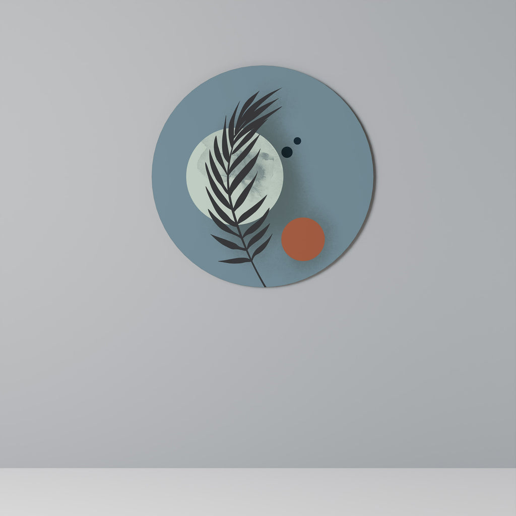 TEMPS POUR LES PLANTES Art mural rond