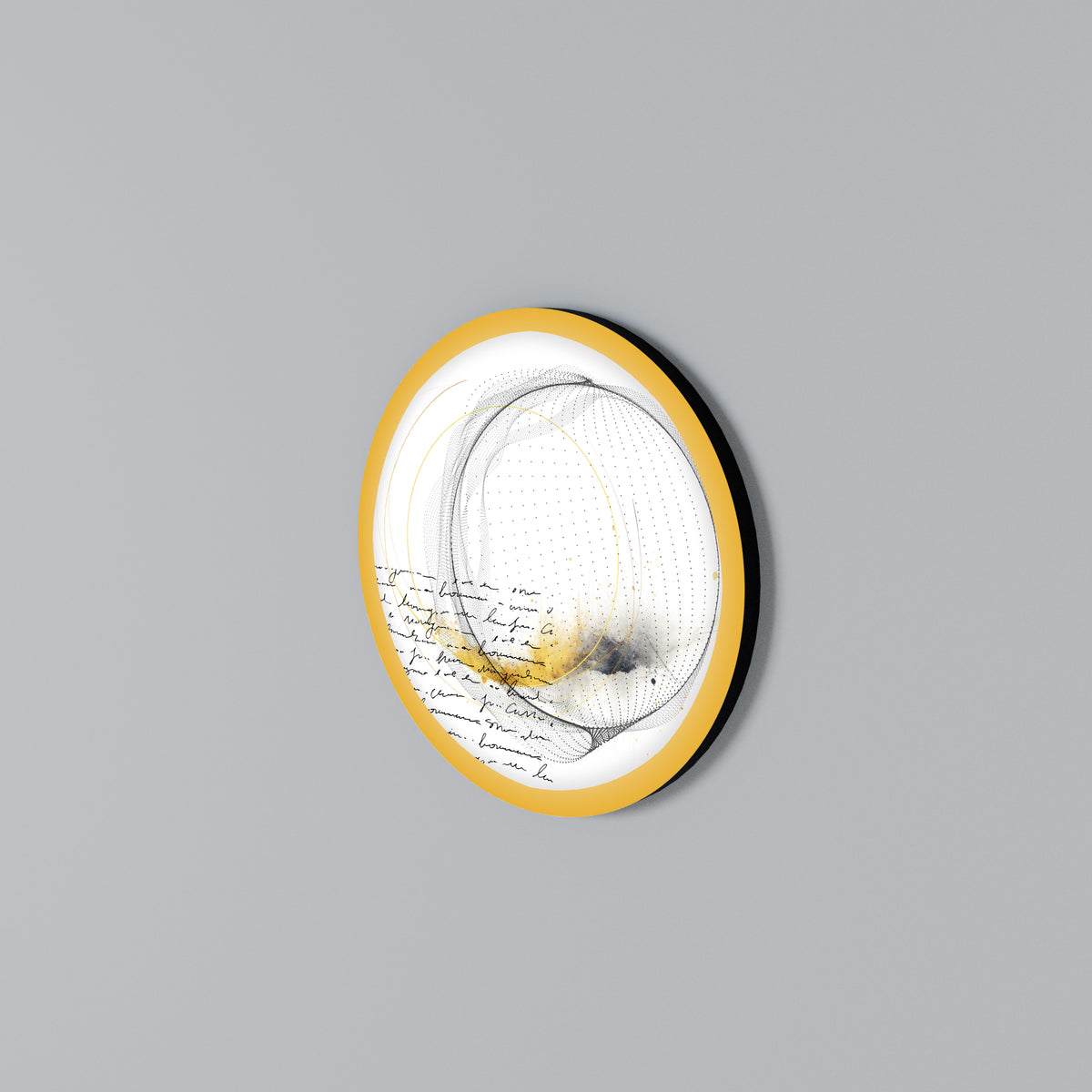 VORTEX OF CREATIVITY Round Wall Art