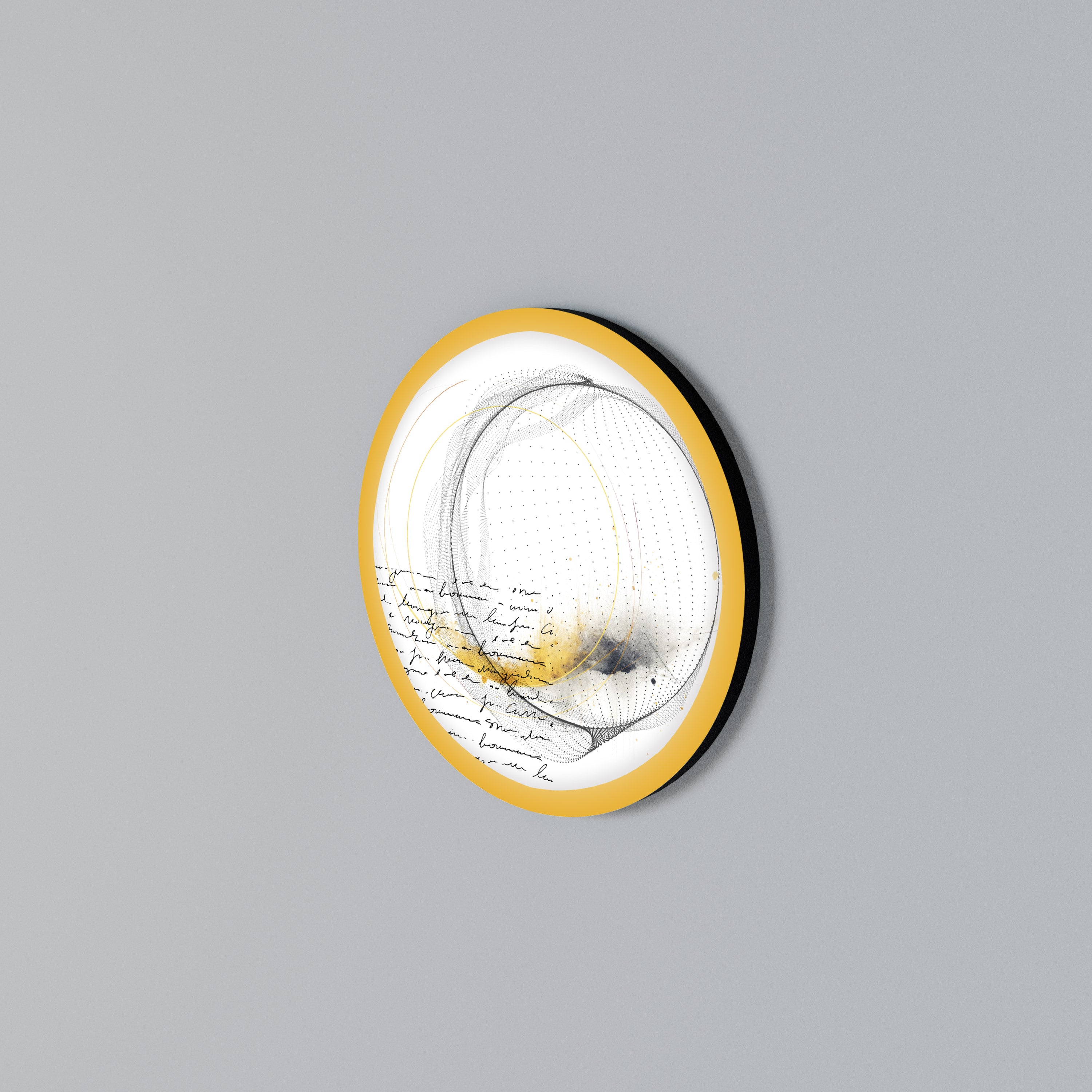 VORTEX OF CREATIVITY Round Wall Art