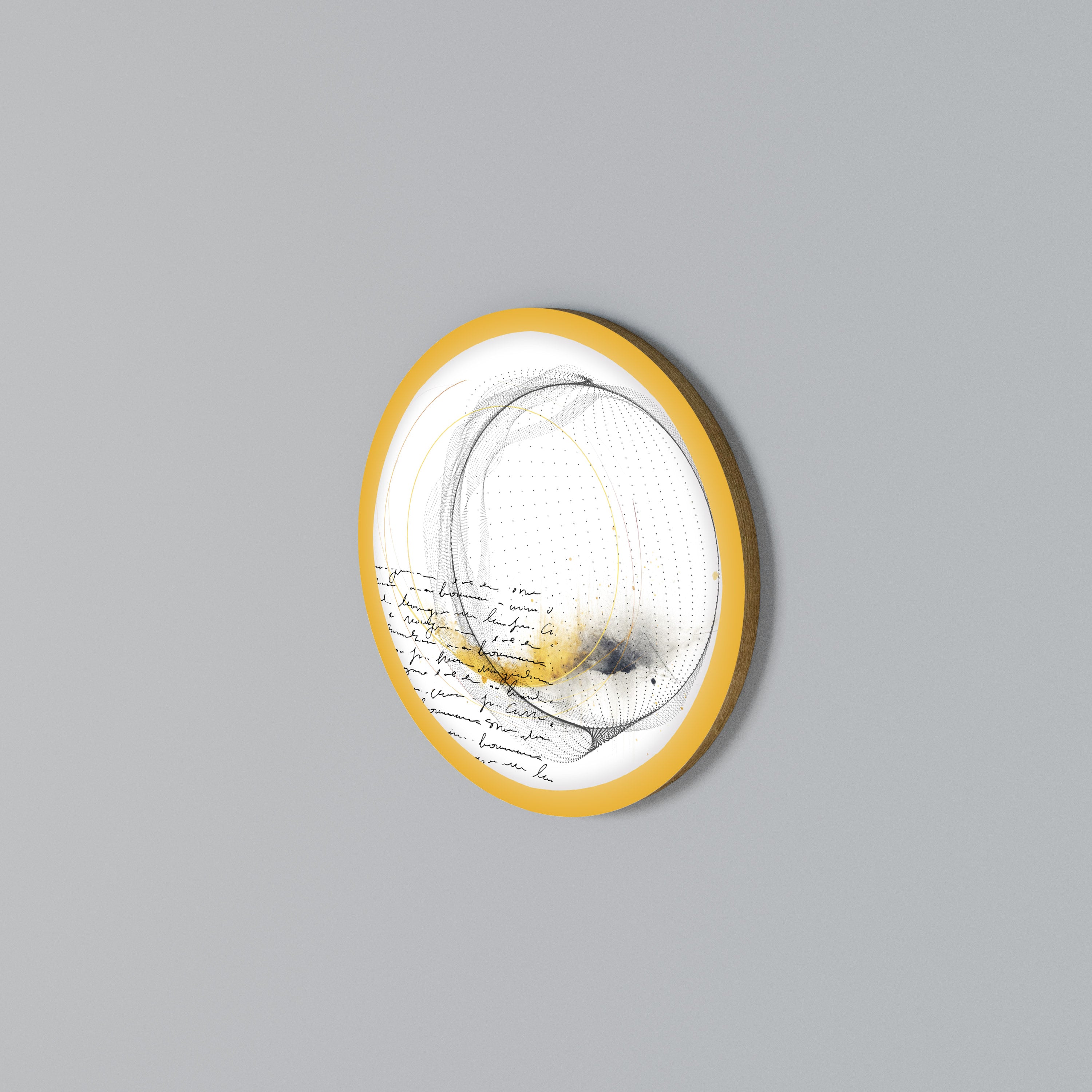 VORTEX OF CREATIVITY Round Wall Art