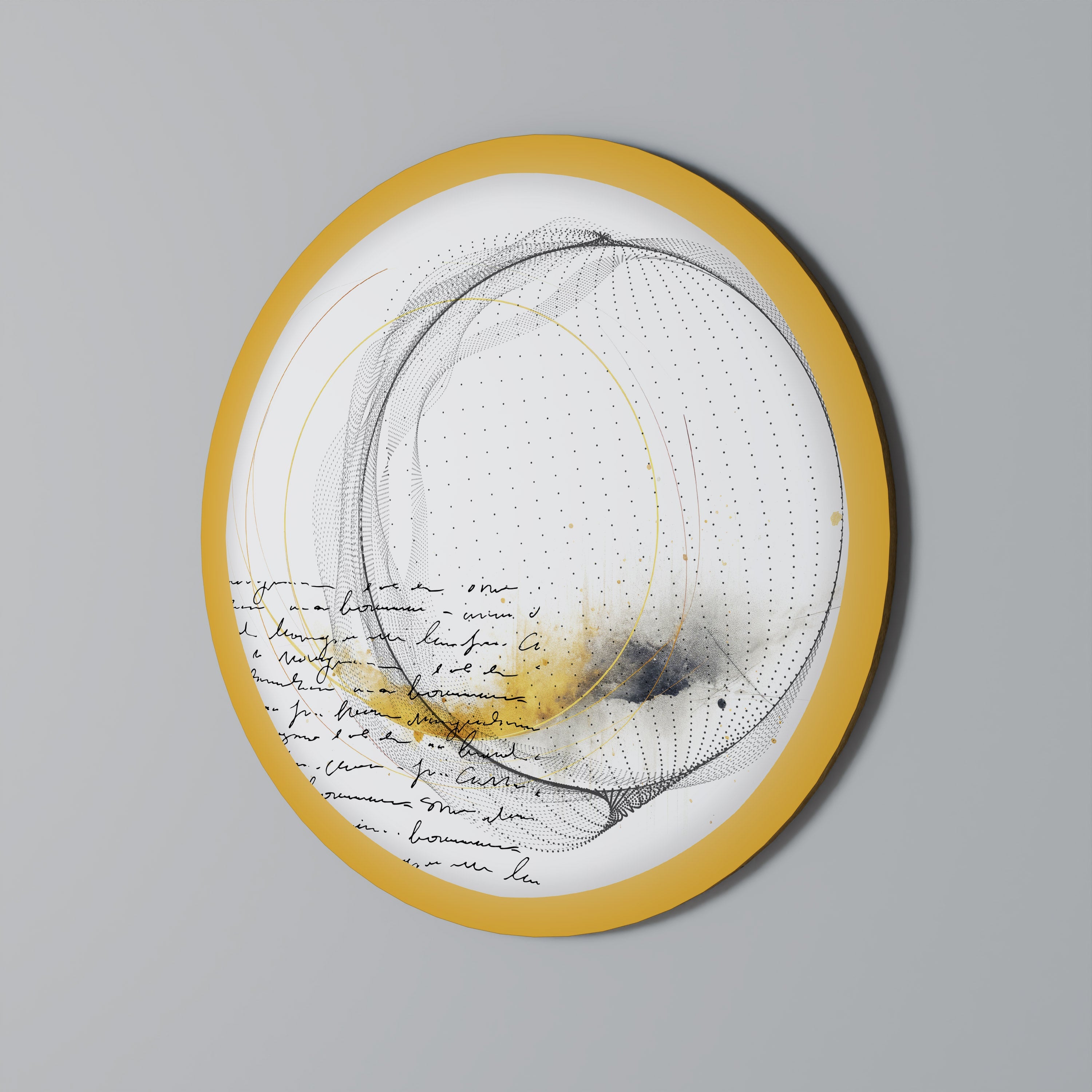 VORTEX DE CRÉATIVITÉ Art mural rond