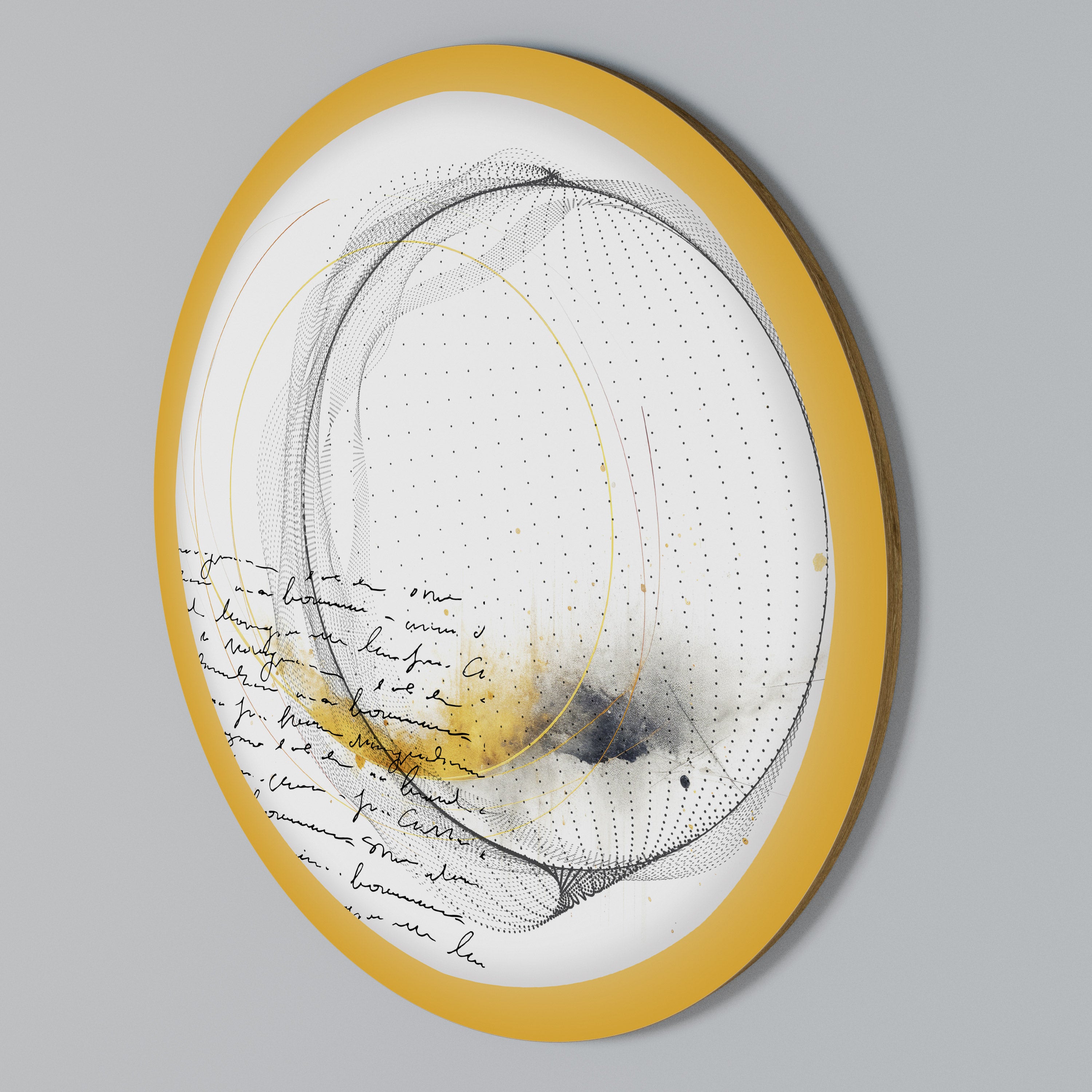 VORTEX OF CREATIVITY Round Wall Art