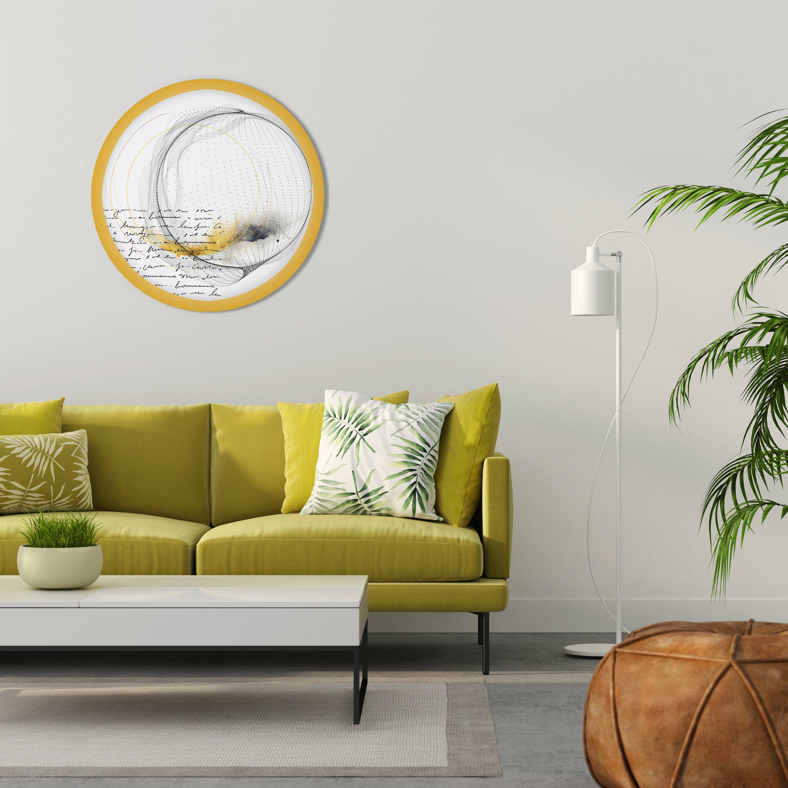 VORTEX DE CRÉATIVITÉ Art mural rond