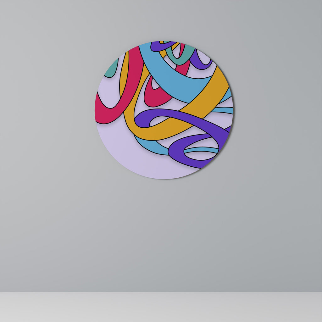 Décoration murale ronde COLOR STREAM