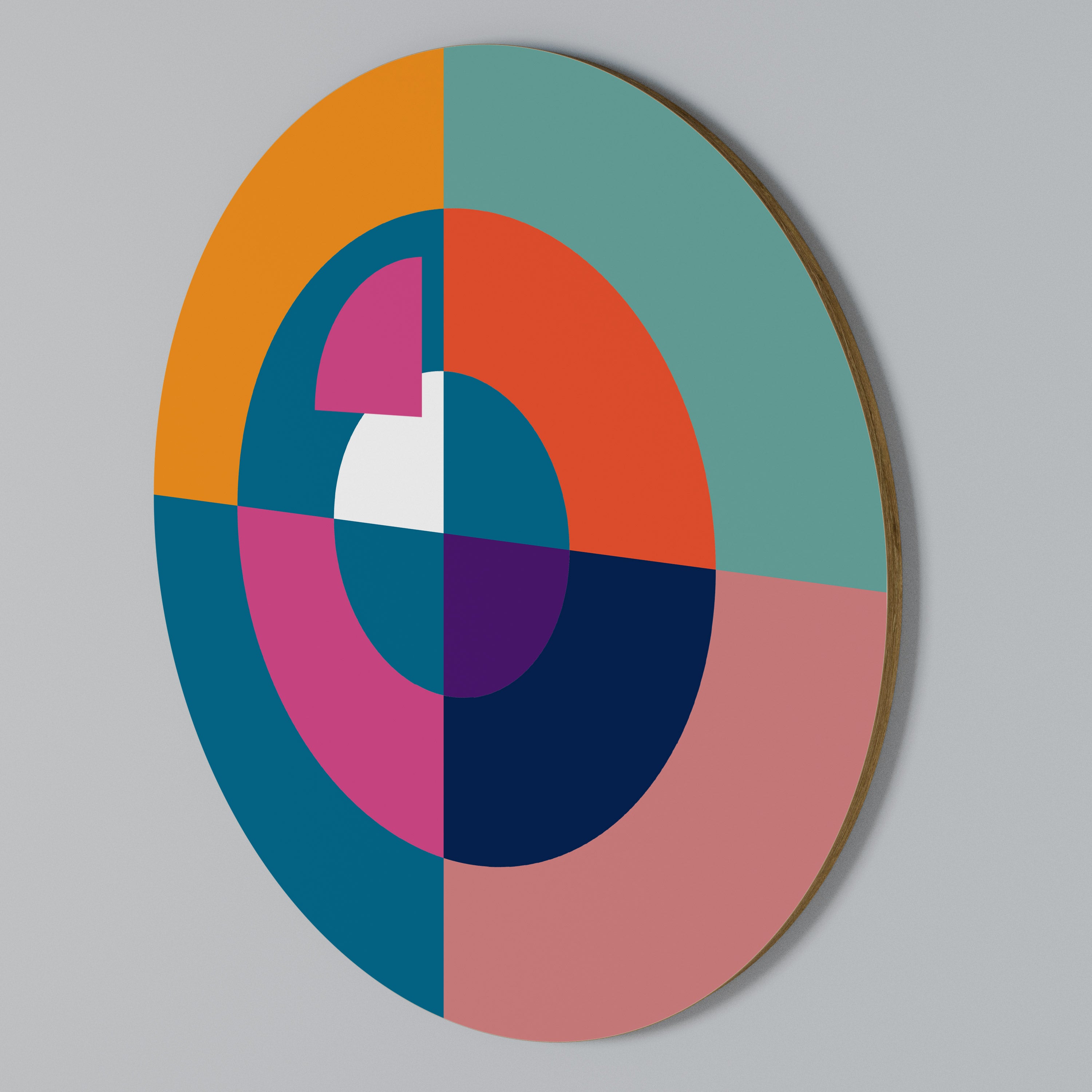 CREATING TOGETHER Round Wall Art