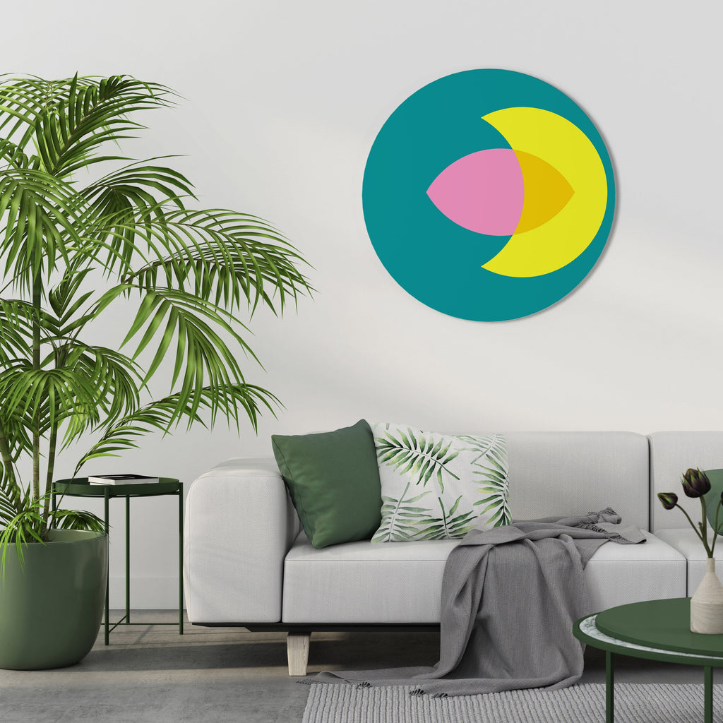 SOUTIEN SPIRITUEL Art mural rond