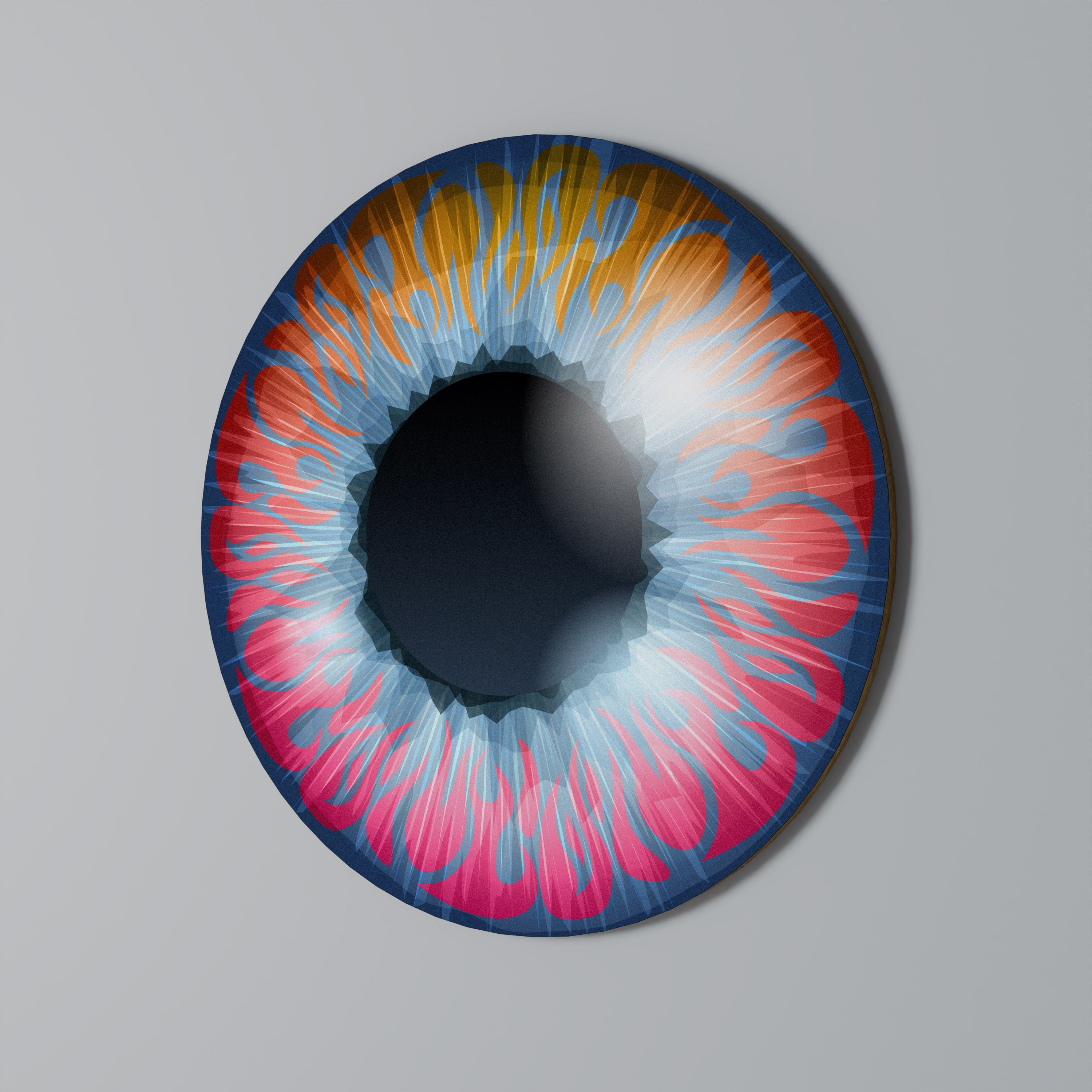 Décoration murale ronde FANTASY EYE