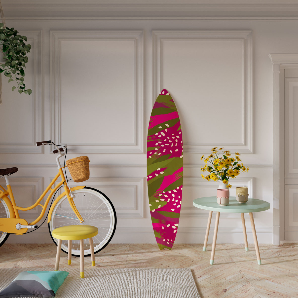 ENCHANTED TIGER Surfboard Decorative Panel