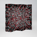 BROKEN LINES 5-Panel Room Divider