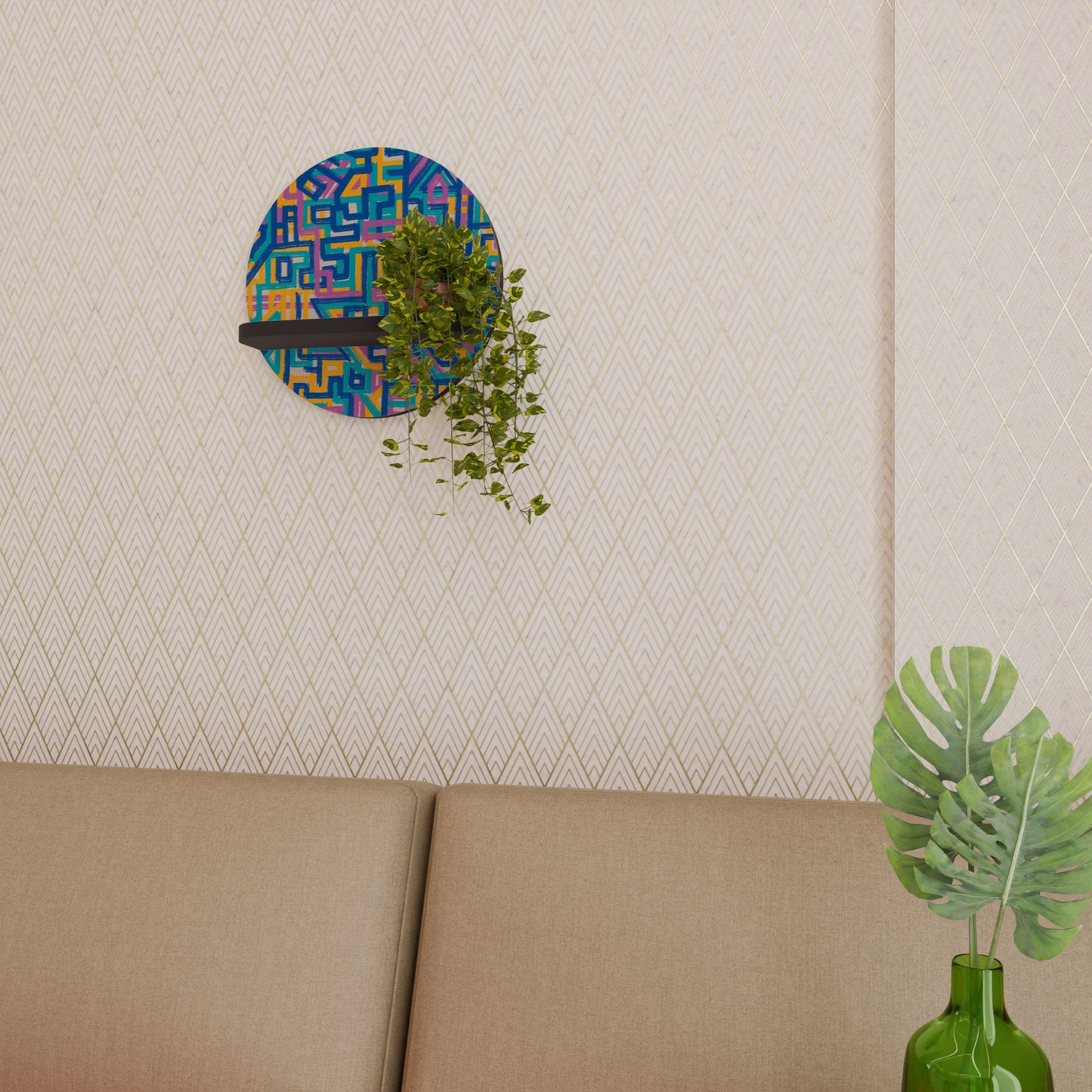 MEMORIES MAP Art Shelf