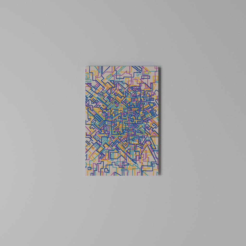 MEMORIES MAP Vertical Canvas Print