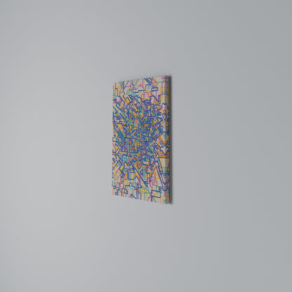 MEMORIES MAP Vertical Canvas Print