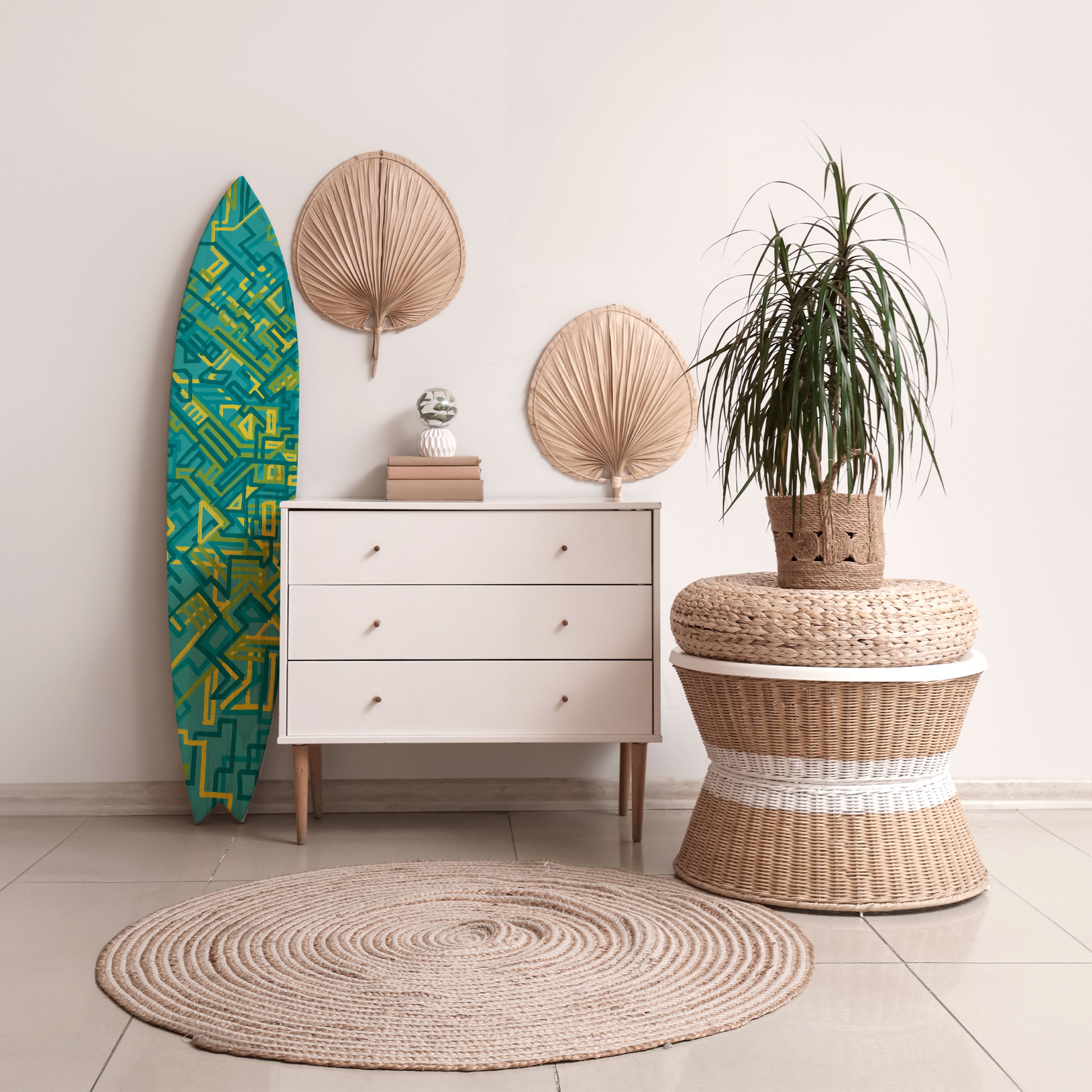NOSTALGIC MEMORIES Surfboard Decorative Panel