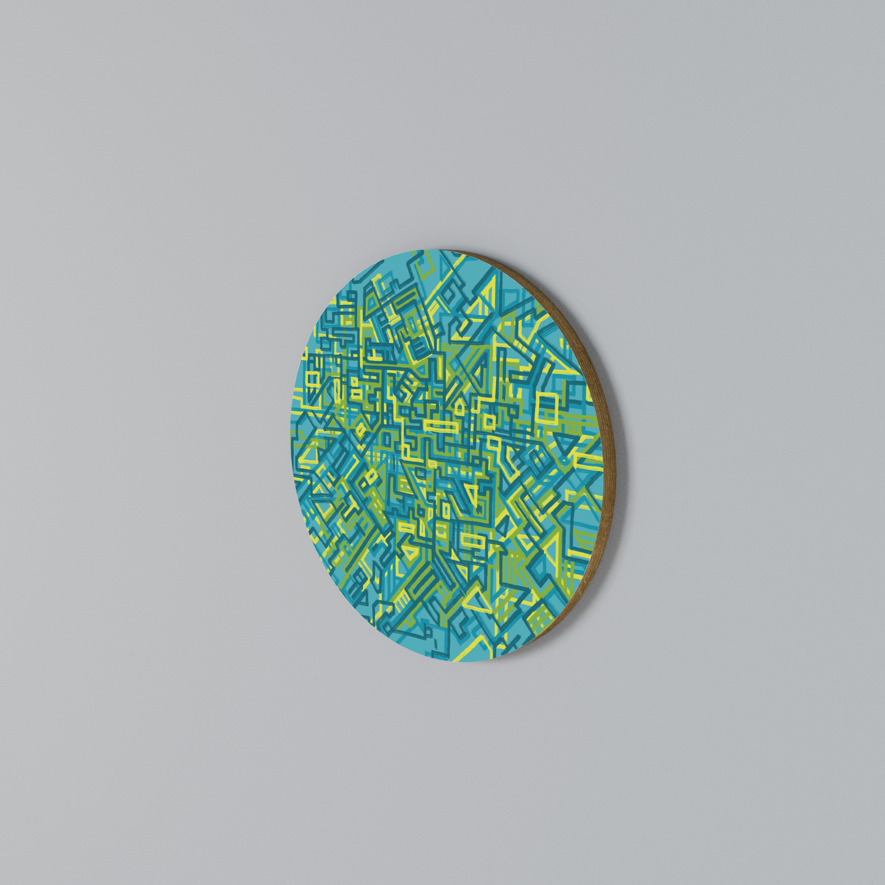 NOSTALGIC MEMORIES Round Wall Art