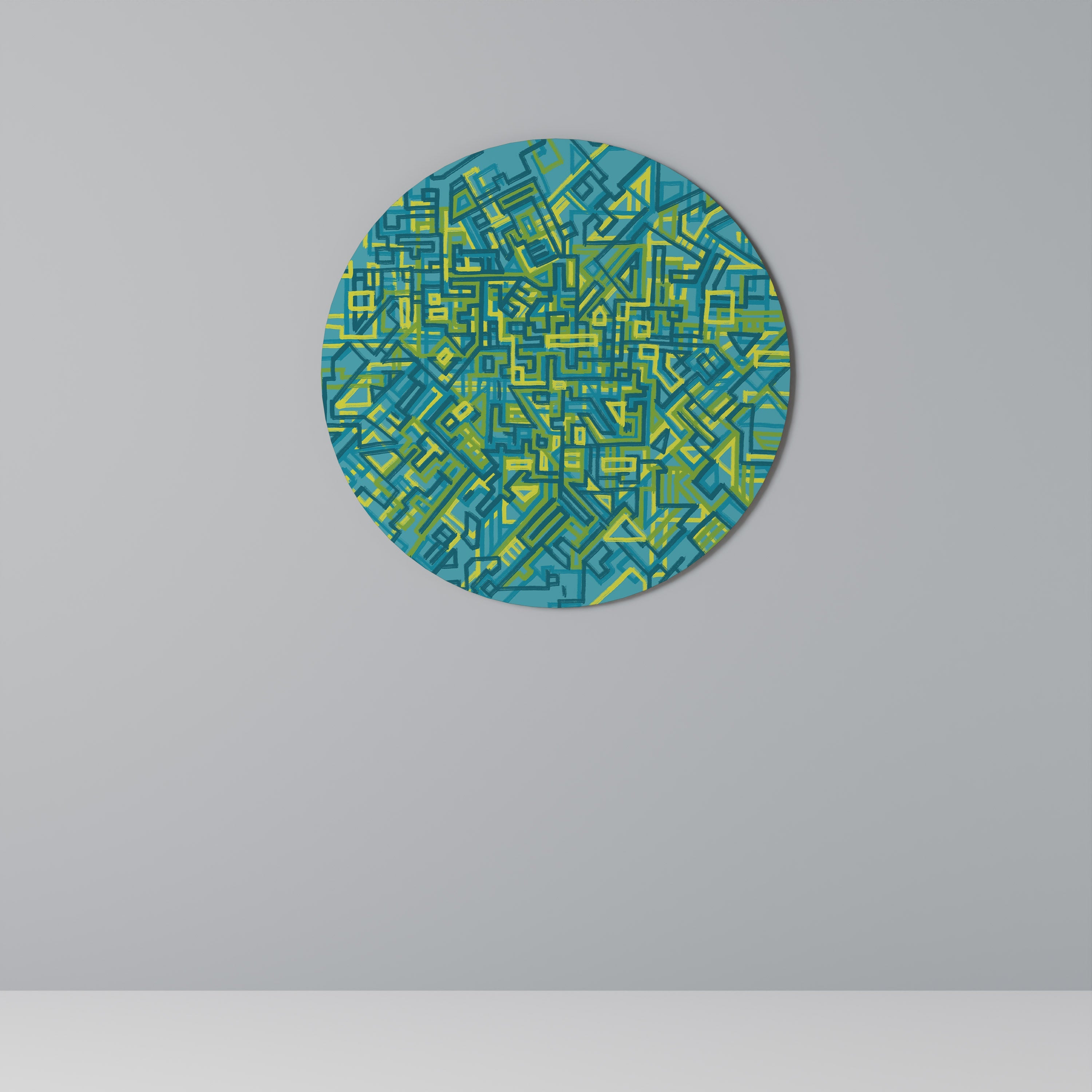 Décoration murale ronde SOUVENIRS NOSTALGIQUES