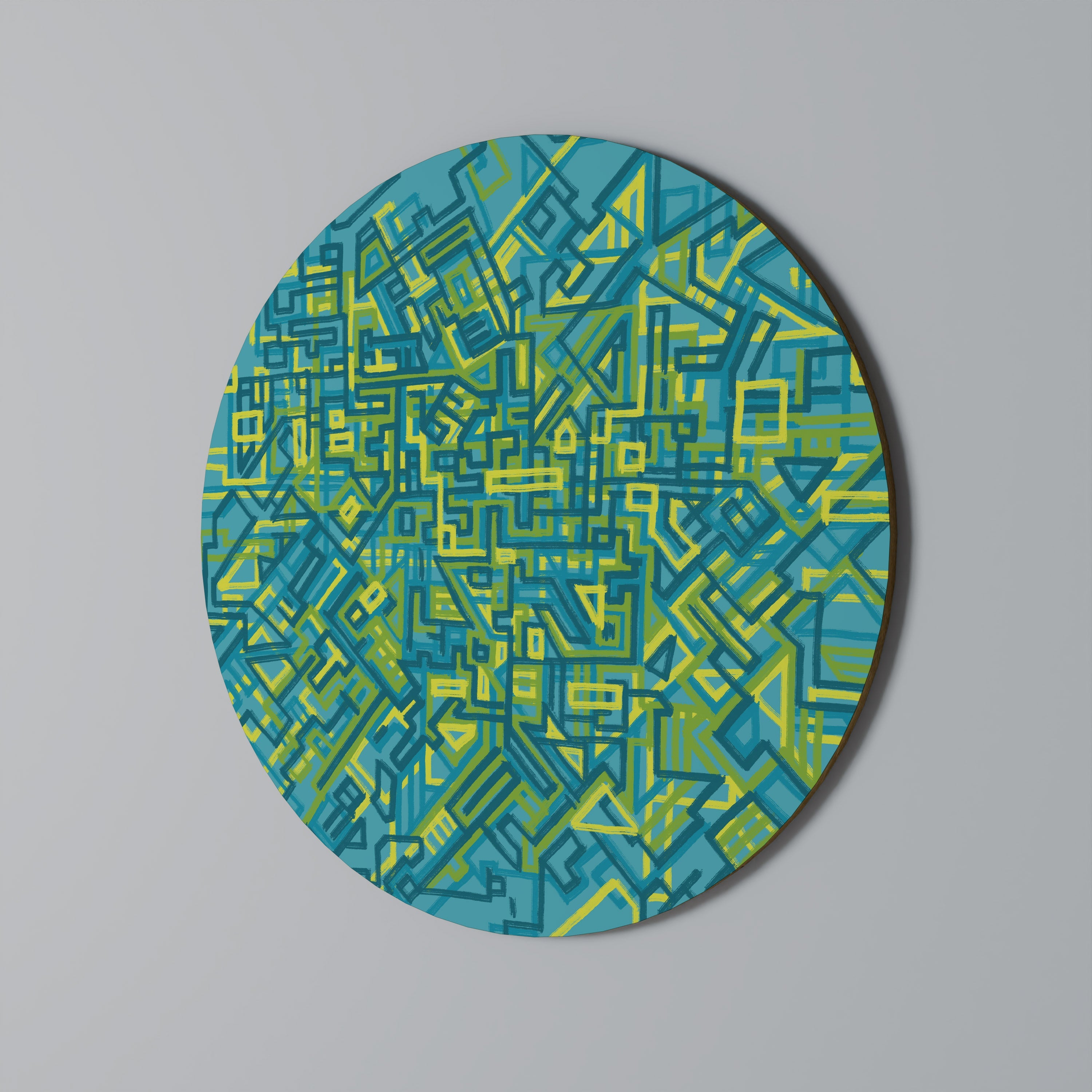 Décoration murale ronde SOUVENIRS NOSTALGIQUES