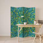 NOSTALGIC MEMORIES 4-Panel Room Divider