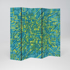 NOSTALGIC MEMORIES 5-Panel Room Divider