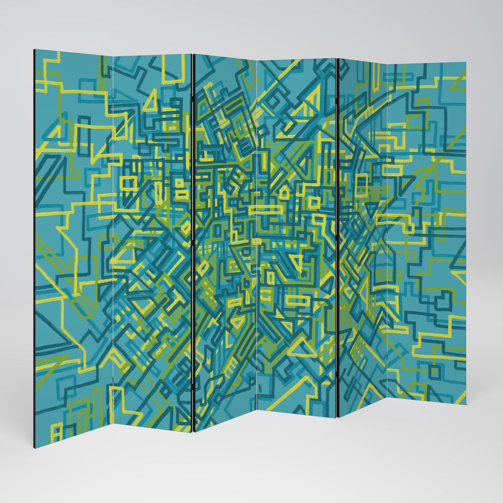 NOSTALGIC MEMORIES 6-Panel Room Divider