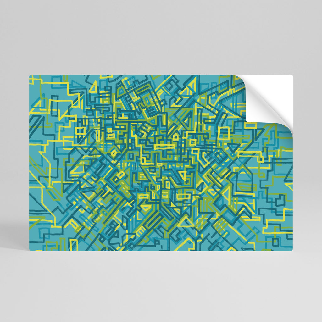 Affiche horizontale autocollante « SOUVENIRS NOSTALGIQUES »