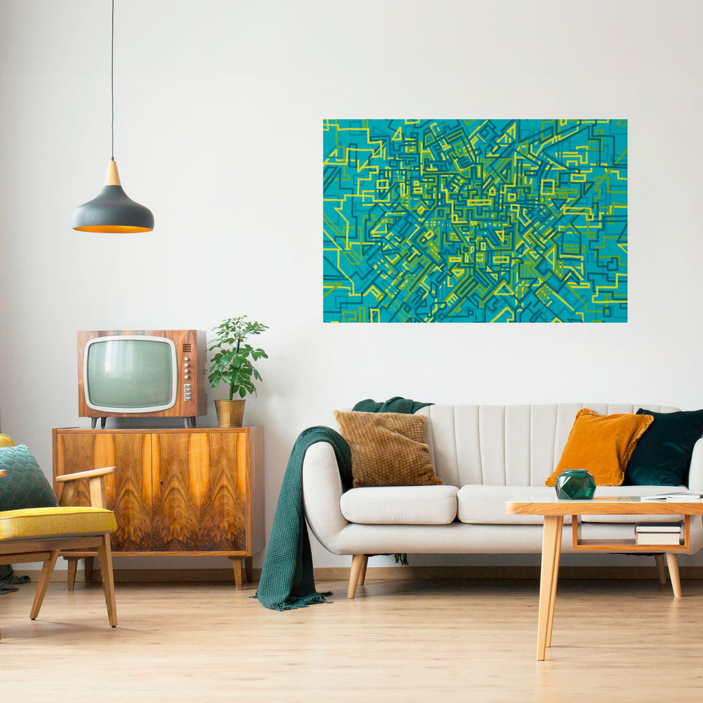 Affiche horizontale autocollante « SOUVENIRS NOSTALGIQUES »