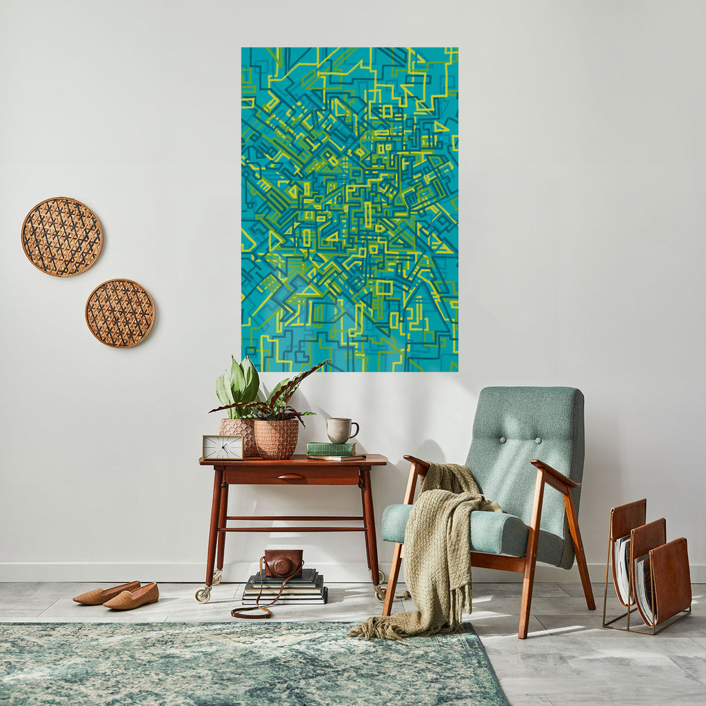 Affiche verticale autocollante « SOUVENIRS NOSTALGIQUES »