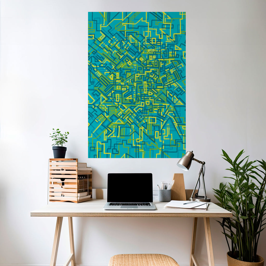 Affiche verticale autocollante « SOUVENIRS NOSTALGIQUES »