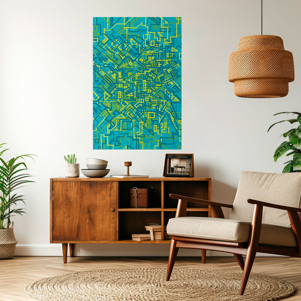 Affiche verticale autocollante « SOUVENIRS NOSTALGIQUES »