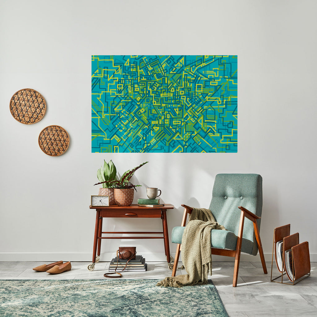 Affiche horizontale autocollante « SOUVENIRS NOSTALGIQUES »