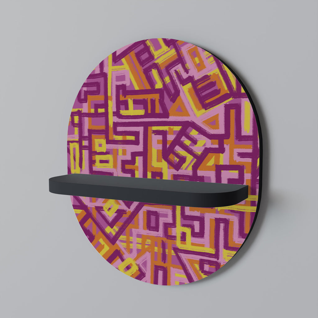 Étagère ovale LOVELY MEMORIES en finition noire