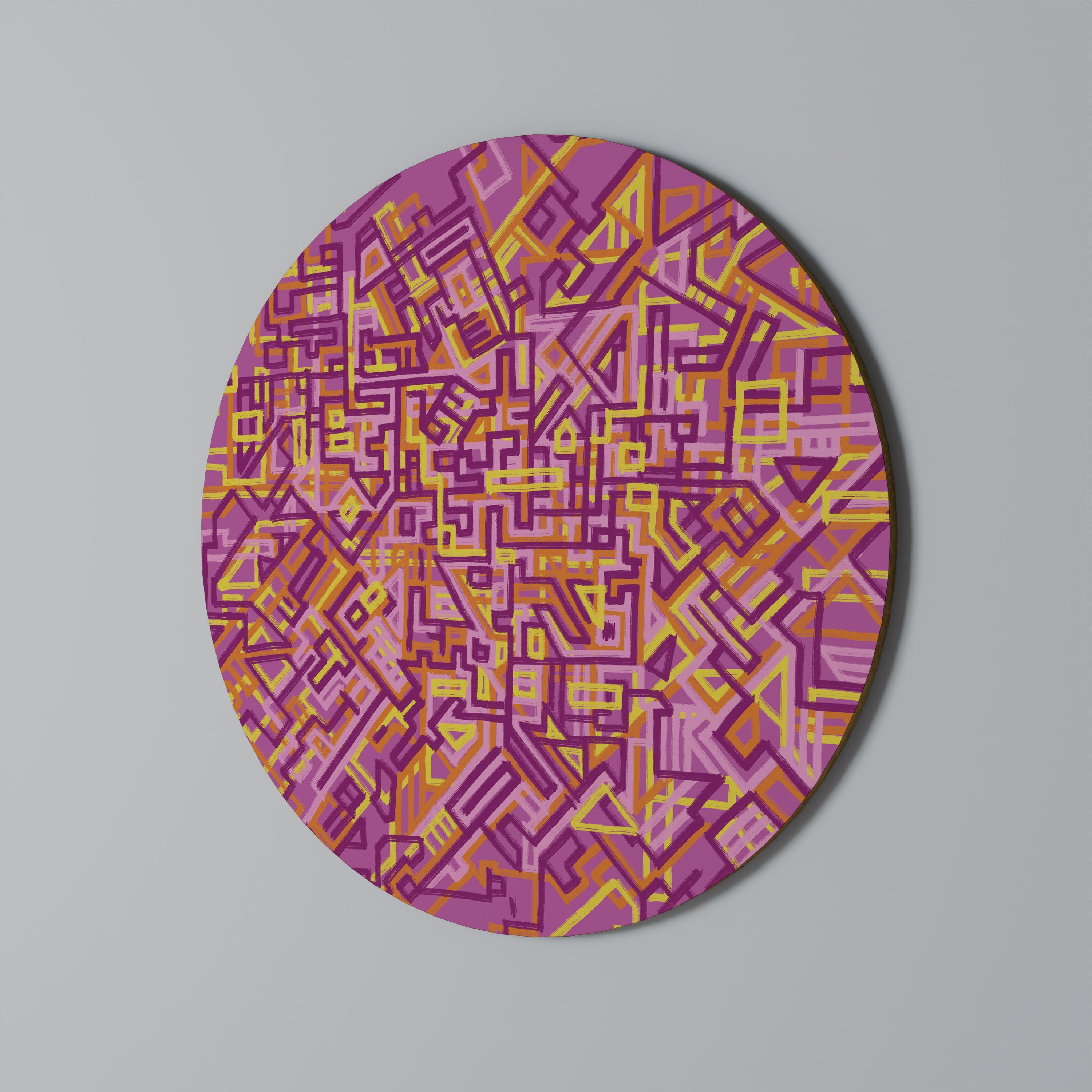 Décoration murale ronde LOVELY MEMORIES